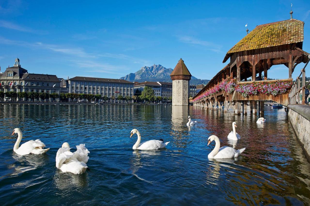 Hotel Lestelle - Self Check-In Lucerne Bagian luar foto