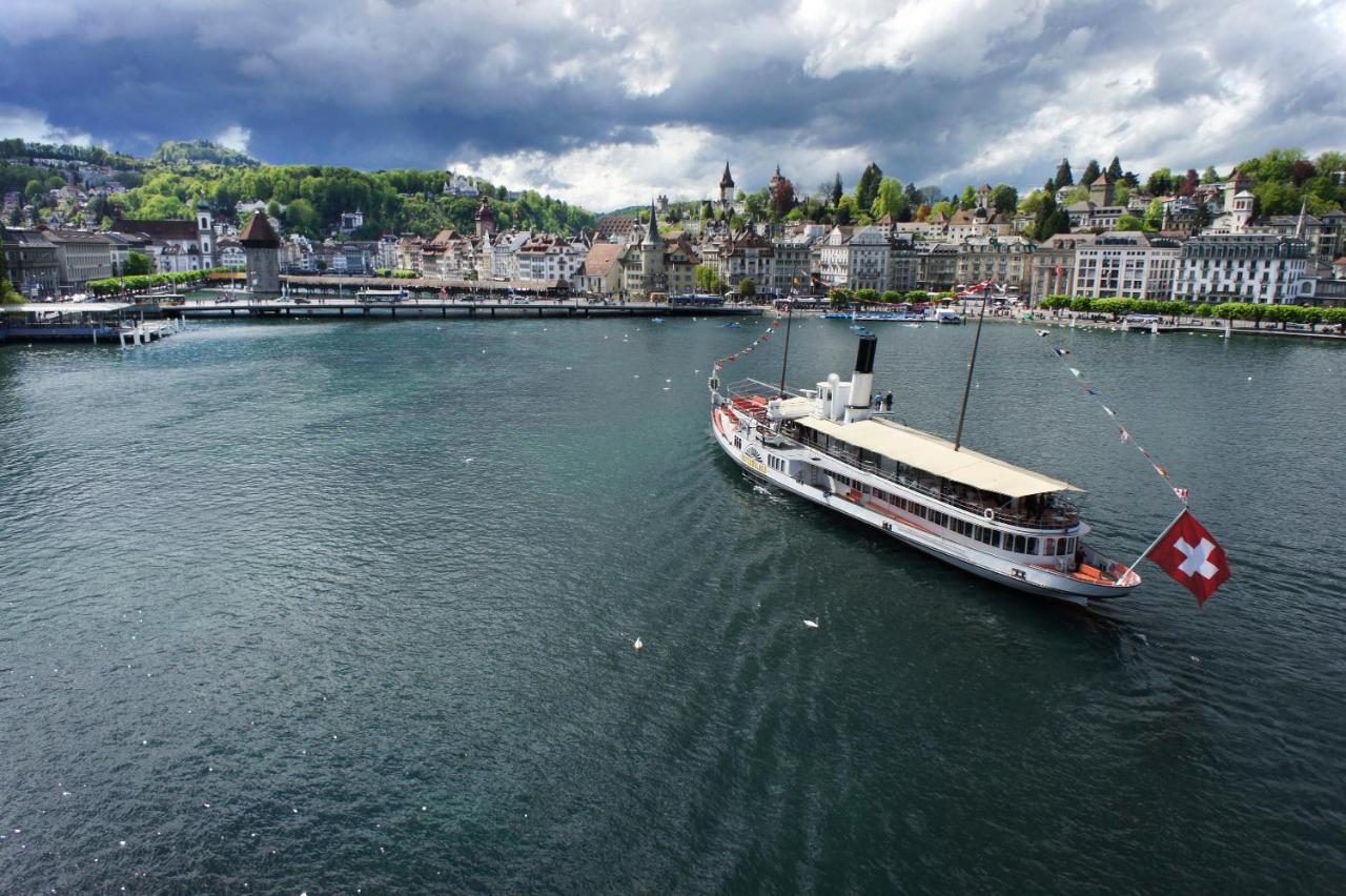 Hotel Lestelle - Self Check-In Lucerne Bagian luar foto