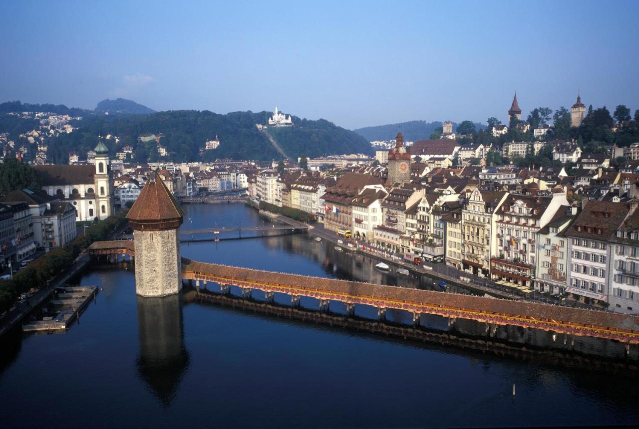 Hotel Lestelle - Self Check-In Lucerne Bagian luar foto